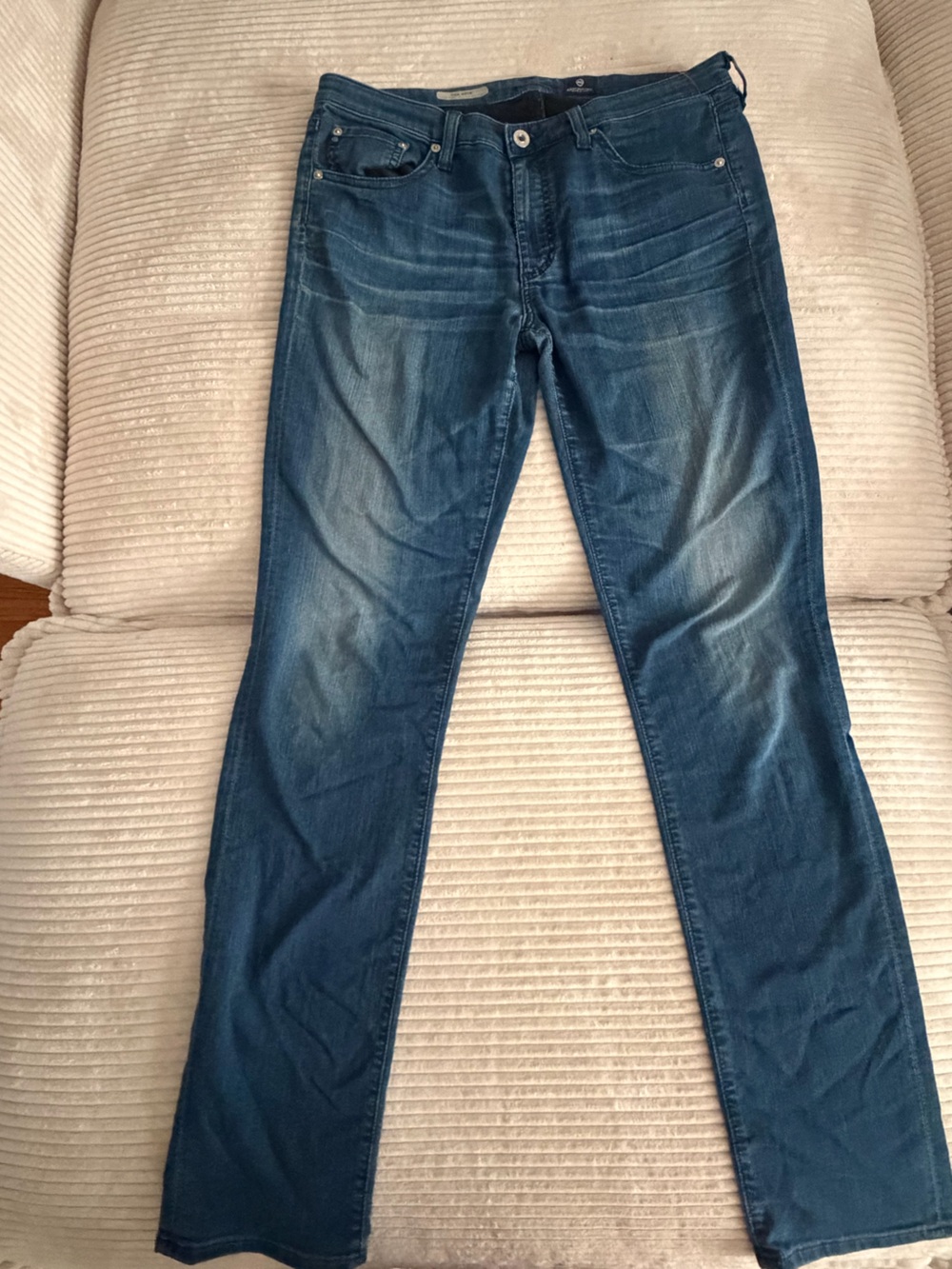 Woman’s  size 30 AG Jeans - mid rise skinny straight “the Edie”